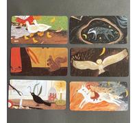 TEMU Cartas de - de Afirmaciones y Meditación con Zorro, , , , para la Consciencia , Guía en la , Crecimiento Personal - Ideal para Lectores de Tarot, Journaling, Relajación - Cartu