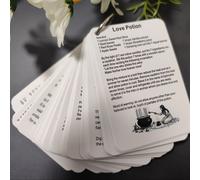 TEMU Cartas de de Brujería - para Brujería, Magia y Wicca - Perfectas para Grimorios, Libros de y Libros de , de Amor y Protección, Herramienta de Inspiración Ideal para Entusiastas del Ocultismo