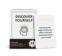 TEMU Cartas del Juego a Ti Mismo - de 53 Cartas de Estímulos para Auto-reflexión, Inteligencia Emocional y Desarrollo Personal, Regalo para Halloween o Navidad