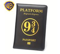 TEMU Carteira de pasaporte oficial Harry Potter 9 3/4 de Bros., diseño animado europeo y americano, pequeña y , para viajes diarios, elección ideal para regalos de Navidad o