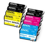 TEMU Cartuchos de impresora 604 XL compatibles con Epson 604 604XL para Home XP-3200 XP-3205 XP-4200 XP-4205 XP-2200 XP-2205, Workforce WF-2910 WF-2930 WF-2935 WF-2950 (Paquete de 10)