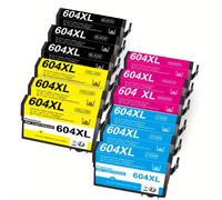 TEMU Cartuchos de impresora compatibles con Epson 604XL, compatibles con las impresoras Epson Home XP-3200 XP-3205 XP-4200 XP-4205 XP-2200 XP-2205, Workforce WF-2910 WF-2930 WF-2935 WF-2950
