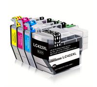 TEMU Cartuchos de Reemplazo LC422XL Paquete de 4 - Compatibles con Brother LC422/ LC-422XL para Brother MFC-J5340DW/ MFC-J5345DW/ MFC-J6540DW/ MFC-J6940DW - Tinta B/ C/ M/ Y XL