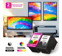 TEMU Cartuchos de Tinta 302XXL y Tricolor Recambio para HP 302XL para Impresoras HP 1110, 1111, 1112, 2130, 2131, 2132, 2133, 2134, 3630, 3632, 3633, 3634, 3636, 3637, 3638