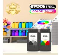 TEMU Cartuchos de Tinta Compatibles PG575XL CL576XL para Impresoras Canon TS3550i TS3551i TR4750i TR4751i Color