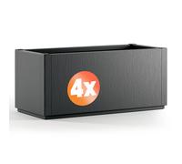 TEMU CASARIA® Jardinera Rectangular Exterior Macetero Grande Decoración Hogar Flores Resistente Jardín