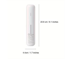 TEMU Cepillo Alisador de Pelo Inalámbrico Xiaomi, Iones de Cerámica | 160°C/C/ 3 , Portátil para Viajes, USB, Batería
