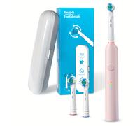 TEMU Cepillo de dientes eléctrico rotatorio Orinatola, 2 cabezales de cepillo, 1 estuche de viaje, 3 de limpieza rotativos, carga rápida USB C, IPX7, se puede usar en la ducha
