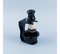 TEMU Cepillo de espuma facial para hombre, cepillo para barba, cuenco de espuma, afeitadora y kit de .