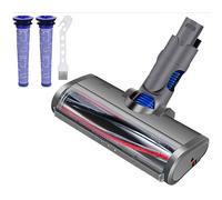 TEMU Cepillo de rodillo y filtro compatibles para aspiradoras Dyson, para modelos V6 DC58 DC59 DC61 DC62 | Cepillo para alfombras de rápida con luz LED, ideal para alfombras y pisos de madera .