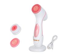 TEMU Cepillo Limpiador Facial Eléctrico KD 2500 mAh Recargable Masajeador Eléctrico Limpiador 2 360° Rotación Cepillo Limpiador 2 Velocidades 2 Cepillos IPX7 Impermeable FCD4