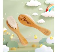 TEMU Cepillo para Bebé con Grabado Personalizado - Recuerdo de , Regalo Navideño y del Día de la , Ideal para el Baño e