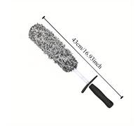 TEMU Cepillo para Ruedas de Coche de Fibra y Azul, Cepillo de Limpieza para Llantas, Limpiador de Ruedas de Coche, No Eléctrico (1 ud.)