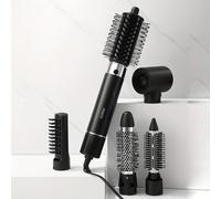 TEMU Cepillo Secador de Aire Caliente 5 en 1 con Enchufe EU para Alisar y , Herramienta de Peinado Sin Daño con Boquilla para Estilo Duradero