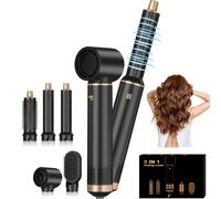 TEMU Cepillo Secador de Pelo UMIGA 5 en 1: Secador Profesional Multifuncional, Estilizador y Cepillo Aumentador de Volumen con Accesorios para , Dar Volumen, Alisar y Secar