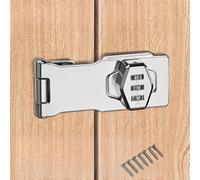 TEMU Cerradura de Combinación Mecánica sin Llave - Rotativo para Hogar, Jardín, Buzón, Baño y Puertas de Mascotas - Construcción Duradera de Hierro