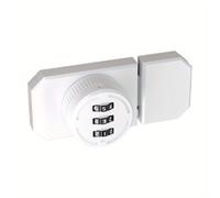 TEMU Cerradura de Combinación para Armario con Adhesivo, Cerradura Mecánica Sin Llave para Puerta de Armario de Un