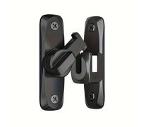 TEMU Cerradura de puerta de baño universal reforzada con hebilla, 90/, perno de instalación de puerta , deslizante de puerta de armario.