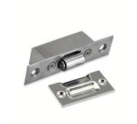 TEMU Cerraduras de Puerta Ocultas de Acero Inoxidable de Calidad para Armarios, Cerraduras de Rodillo para Muebles de Madera, Topes de Puerta para el Hogar