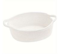 TEMU Cesta de Almacenamiento Tejida a Chic 12"x8"x5" - Organizador Versátil con , para Regalos y Decoración del Hogar, a , Lindo, Cestas para Estantes