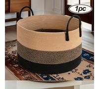 TEMU Cestas de Almacenamiento Anidadas, 1-11 Piezas Cesta Decorativa Tejida con Soga, Material para Mantas, Ropa, Zapatos y Plantas - Organizador Gran Capacidad en Varios Colores