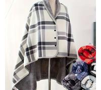 TEMU Chal de Franela Multifuncional Capa Cubierta para Cubierta de Edredón con Rejilla para Piernas Adecuado para Tallas S a L