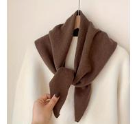 TEMU Chal triangular de lana para mujer, bufanda para el cuello para otoño e invierno, bufanda pequeña multifuncional y versátil.