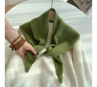 TEMU Chal triangular de lana para mujer, bufanda para otoño e invierno, pañuelo pequeño multifuncional y versátil.