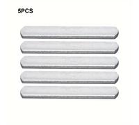 TEMU Chaleco de 5 Piezas con Placas de Acero Ajustables y Antioxidantes, Placas Largas con Bordes Redondeados para Entrenamiento de Piernas con Pesas, Fácil de Usar