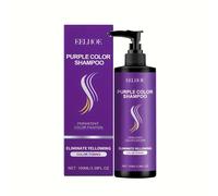 TEMU Champú Anti-Amarilleo , Enriquecido con Aceite de Coco y de , Proporciona Hidratación Profunda y una Refrescante y No Grasa - a Ajustar el Color del Cabello para una Más y Duradera, 100 ml.