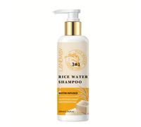 TEMU Champú de Agua de Arroz - Fortalecedor y Hidratante para Cabello Dañado - Limpia y Cabelludo, el Cabello Encrespado - para Todo Tipo de Cabello