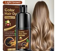 TEMU Champú de hierbas de ginseng que hidrata, y cubre las canas rápidamente. Proporciona color de larga duración, el cabello y , es , fácil de usar y para todo tipo de cabello.