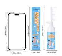 TEMU Champú para Gatos, Peine y Dos en Uno, Cepillo de Espuma , Suavizante e Hidratante, de Baño para Mascotas, Herramienta de para Perros y Gatos