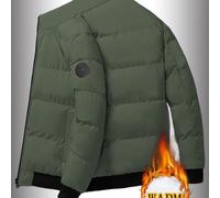 TEMU Chaqueta Deportiva de Invierno para Hombre OBM, Acolchada y Abrigada, Impermeable y , Ideal para Actividades al Aire Libre y Uso Diario