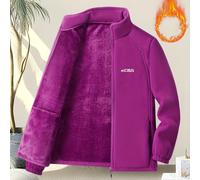 TEMU Chaqueta Térmica para Mujer - Abrigo de Invierno con Cierre de Cremallera, Cuello , Ropa de Abrigo de Larga para Frío, Casuales y Formales - Fácil Cuidado para a Día