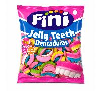 TEMU Chuchelandia-Dentaduras Foam Fini | Bolsa de 1 kg | Caramelos de Goma con Forma de Dentaduras - Golosinas Sin Gluten y 0% Grasas - Bolsa de 1 kg para Fiestas, Halloween y Mesas Dulces