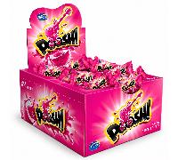 TEMU Chuchelandia-Poosh Chicles Explosivos con Relleno Líquido | Mix 4 Sabores: Uva, Tutti Frutti, Menta y Fresa | Paquete de 40 chicles