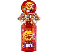 TEMU Chupa Chups Original, Caramelo con Palo de Sabores Variados, Tubo Icon Pack de 100 unidades de 12 gr. (Total 1.200 gr.), con azucar