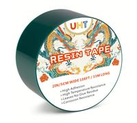TEMU Cinta de resina epoxi para moldeo, cintas UV y fácil, 2" ancho x 108 pies largo. Fuerte agente desmoldante resistiente a altos temperaturios. adhesiva con superficie . ¡Ideal!