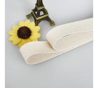 TEMU Cinta de tela de de algodón de punto de 4 yardas de 2.0/2.5/3.2/3.8 cm para ribete de mochila, bolsa escolar, correa de tela engrosada, cinta de costura DIY