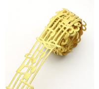 TEMU Cinta Elegante de Nota Musical Dorada, 1.2" de Ancho, Poliéster Duradero - para Manualidades DIY, Envoltura de & Decoración de , Rollo de