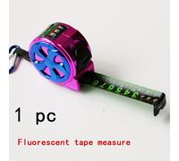 TEMU Cinta Métrica Verde Fluorescente de Precisión - 5m x 25mm, Regla de Acero Gruesa para Carpintería y Medición Manual, Herramienta Duradera y para Profesionales y Uso Doméstico