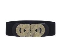 TEMU Cinturón ancho elástico vintage, faja decorativa para mujer, cubre cintura para chaqueta de plumas