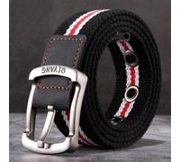 TEMU Cinturón de Lona con Hebilla de Aguja para Hombres y Mujeres, Cinturón Casual de Estilo Coreano para Pantalones de Trabajo, Cinturón de Denim Engrosado para y Jóvenes, Moderno