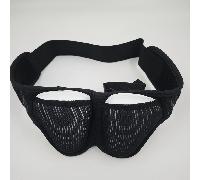 TEMU Cinturón de Soporte para Hernia Inguinal de Ajuste - Poliéster Transpirable, Cierre Ajustable de Gancho y Bucle, Negro