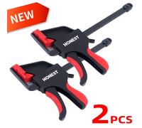 TEMU Clip F de Rápida de 30 cm para Sierra de Cinta, Placa de Presión para Rieles, Clip de Mesa para Guía, Herramienta de Carpintería DIY para Espacios Estrechos y