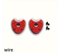 TEMU Clips de zapato de repuesto para cleat de talón de bicicleta de carretera con pernos reemplazables antideslizantes para los zapatos Sidi
