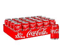 TEMU Coca-Cola Sabor Original Pack de 24*330 ml,Coca-Cola Zero Azúcar lata 24*330ml