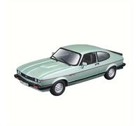 TEMU Coche de juguete de fundición a 1:24 de Burago Ford Capri 1600GT, colección de vehículos, adorno, regalo de Navidad o .