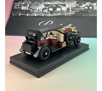 TEMU Coche Vintage Rolls- a 1/32 | de Aleación de con Base Fija, Decoración de Escritorio, Obra de Arte Coleccionable, Ideal para Regalos de Vacaciones